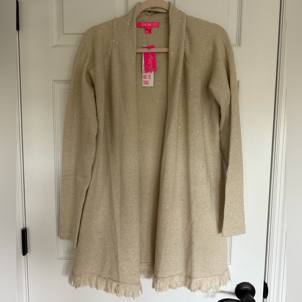 Lilly Pulitzer Tatum Sequin Cardigan - NWT - L